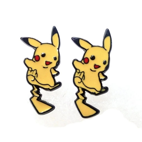 🔹️Pokemon Pikachu Earrings - Picture 3 of 4